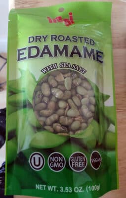 Dry Roasted Edamame with Sea Salt