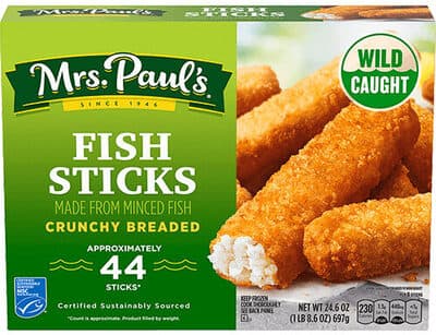 Crunchy Breaded Fish Sticks
