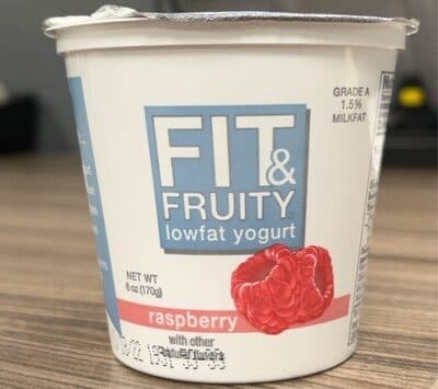 Lowfat Raspberry Yogurt