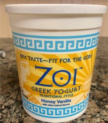 Zoi Traditional Style Greek Honey Vanilla Yogurt