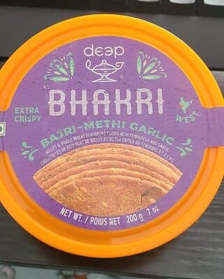 Deep Bhakri Bajri-Methi Garlic