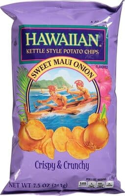 Kettle Style Potato Chips, Sweet Maui Onion