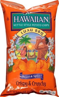 Kettle Style Potato Chips, Luau BBQ