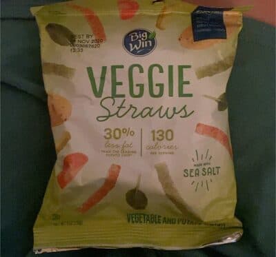 Vegetable and Potato Snack Veggie Straws
