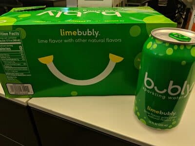 Lime Sparkling Water