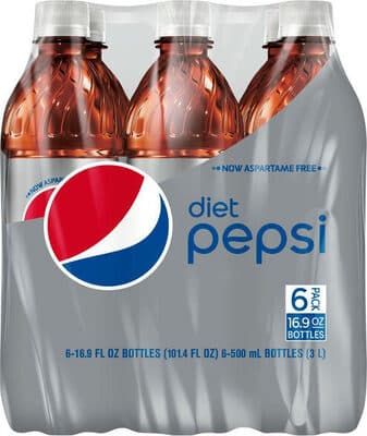 Diet fluid ounce bottles