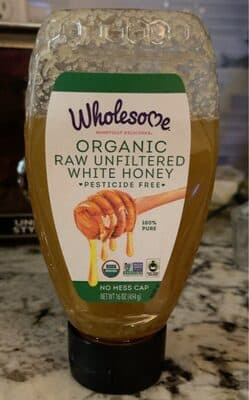 Wholesome Raw + Unfiltered Organic White Honey
