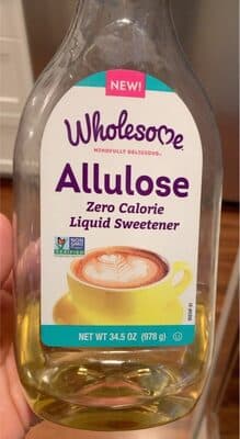 Allulose zero calorie liquid sweetener