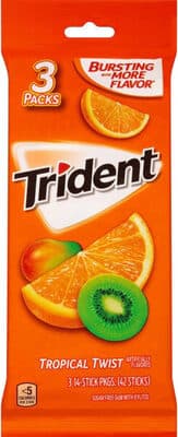 Tropical Twist Sugar Free Gum With Xylitol Sticks