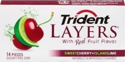 Sweetcherry Islandlime Flavored Sugar Free Gum