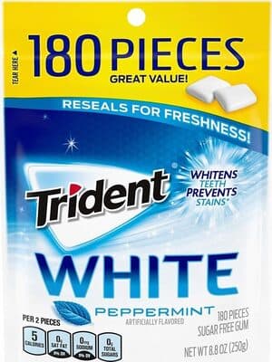 Peppermint White Sugar Free Gum