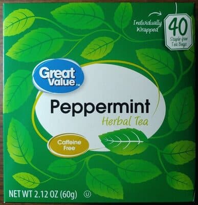 Great Value Peppermint Herbal Tea