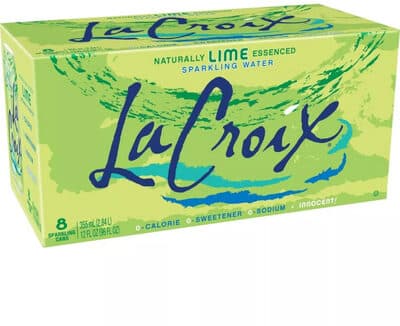 Natural Lime Flavored Sparkling Water