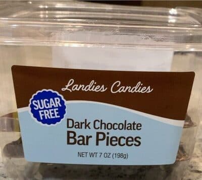 Dark Chocolate Sugar Free Bar Pieces