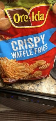 WAFFLE FRIES CRISPY, WAFFLE-CUT FRENCH FRIED POTATOES