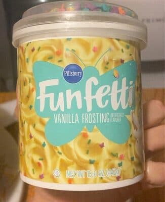 Pillsbury Funfetti Vanilla Frosting