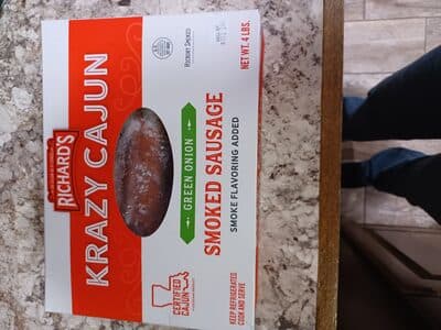 Krazy Cajun Green Onion Smoked Sausage