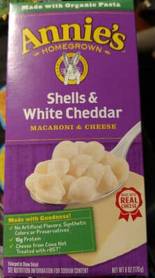 MACARONI & CHEESE, SHELLS & WHITE CHEDDAR