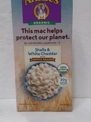 Organic Macaroni & Cheese, Whole Wheat Shells & White Cheddar