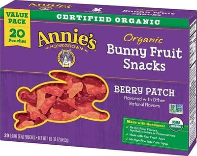 Organic Berry Patch Bunny Fruit Snacks