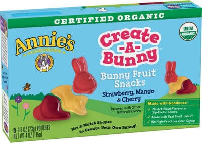 Strawberry, Mango & Cherry Bunny Fruit Snacks