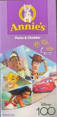 Annies mac and cheese pasta and cheddar