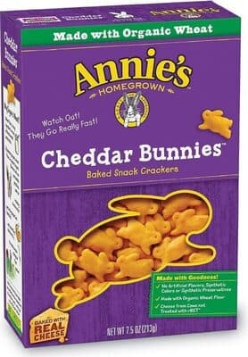 Organic Cheddar Baked Snack Crackers