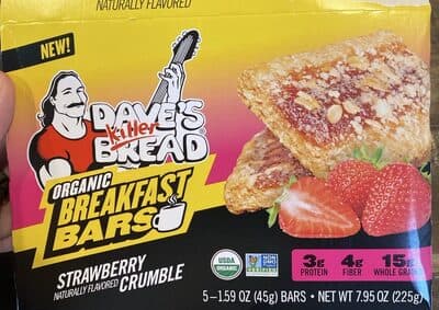 Dave’s Killer Organic Breakfast Bars