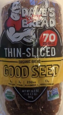 Dave's Killer Bread, Thin-Sliced Bread, Good Seed