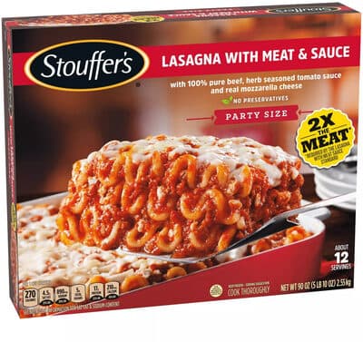 Lasagna with Meat & Sauce