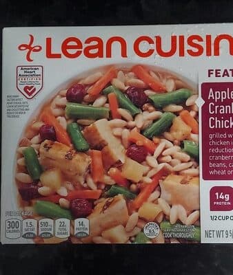 Apple Cranberry Chicken Grilled White Meat Chicken In An Apple Reduction With Cranberries, Green Beans, Carrots & Whole Wheat Orzo Pasta