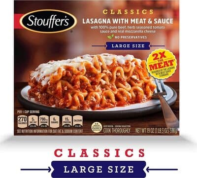 Lasagna with Meat & Sauce