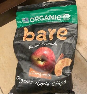 Cinnamon Organic Apple Chips, Cinnamon