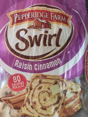 Raisin Cinnamon Swirl Bread