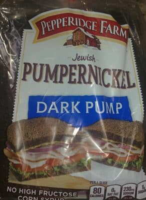Dark Pump Jewish Pumpernickel