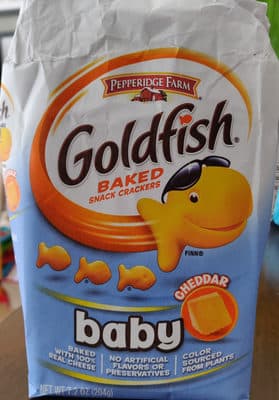 Baby Cheddar Baked Snack Crackers