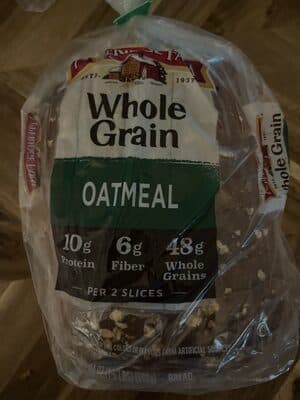 Oatmeal Whole Grain Bread