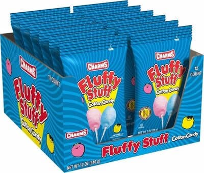 Fluffy stuff cotton candy