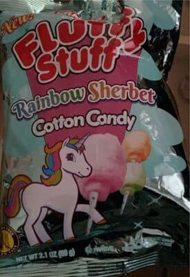 Rainbow Sherbet Cotton Candy