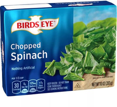 Birds Eye, Chopped Spinach