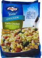 Garlic Chicken White Meat Chicken and Pasta in a Garlic Sauce with Broccoli, Carrots and Corn