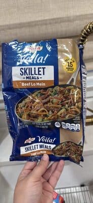 Beef Lo Mein with Bok Choy, Onions and Carrots