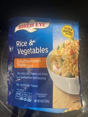 Seasoned Southwestern Style Rice With Corn, Peppers & Onions