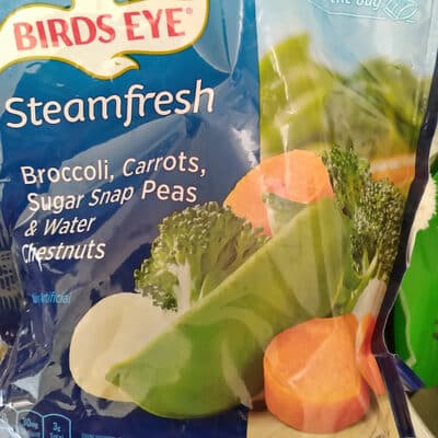 Broccoli, Carrots, Sugar Snap Peas & Water Chestnuts