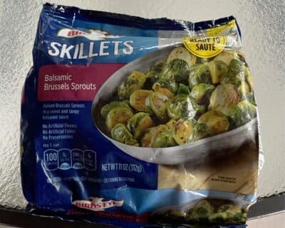 Balsamic Brussels Sprouts Halved in a Sweet and Tangy Balsamic Sauce Skillets
