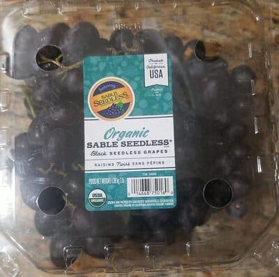 Black Seedless Grapes