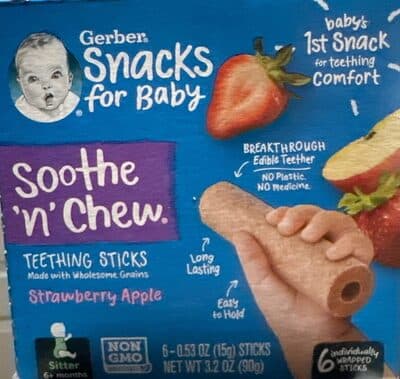 Soothenchew teething sticks