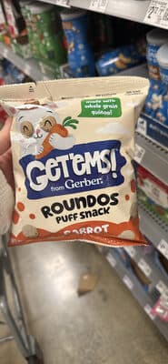 Get'ems! Roundos Puff Snack Carrot