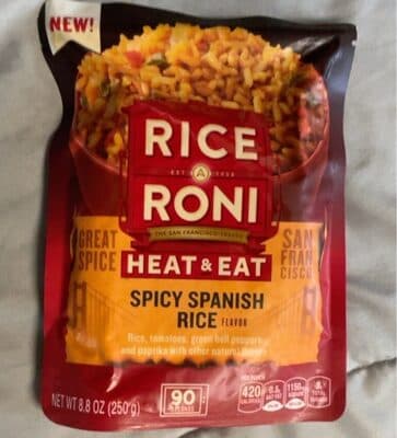 Rice A Roni Heat & Eat Spicy Spanish Rice Flavor