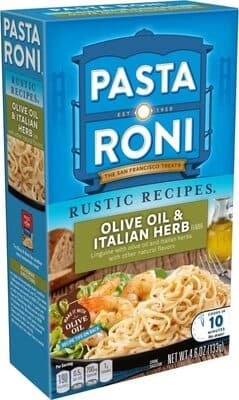 Olive Oil & Italian Herb Flavor Linguine With Olive Oil And Italian Herbs